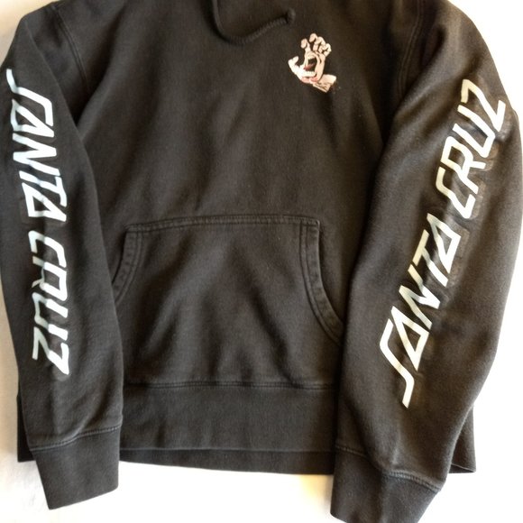 Santa Cruz Hand Skateboard Hoodie Sweatshirt (S) - Picture 6 of 7